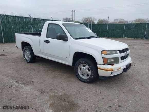 2007 Chevrolet Colorado Work Truck with VIN 1GCCS149678215562, listed as a IAAI auction lot 41906967 with 130,023 mi miles. Bid and sale history available at carsss.com. Image 1.