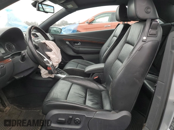 2012 Volkswagen Eos Lux with VIN WVWFW7AH4CV000578, listed as a Copart auction lot 50328825 with 138,476 mi miles and Salvage Title. Bid and sale history available at DreamBid. Image 7.