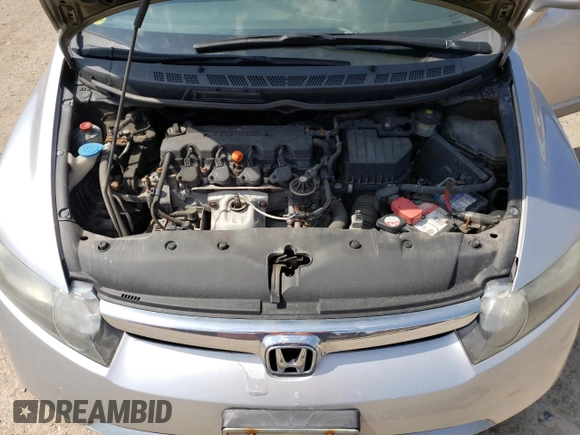 2008 Honda Civic LX with VIN 2HGFA16548H103317, listed as a Copart auction lot 53805405 with 168,899 mi miles and Salvage Title. Bid and sale history available at DreamBid. Image 11.