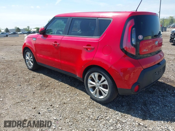 2015 Kia Soul + with VIN KNDJP3A5XF7806665, listed as a IAAI auction lot 42231397 with 134,933 mi miles and . Bid and sale history available at DreamBid. Image 3.