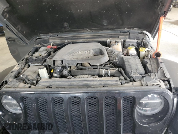 2020 Jeep Wrangler Unlimited Willys with VIN 1C4HJXDM2LW345683, listed as a Copart auction lot 57156215 with Not provided miles and Salvage title. Bid and sale history available at DreamBid. Image 11.