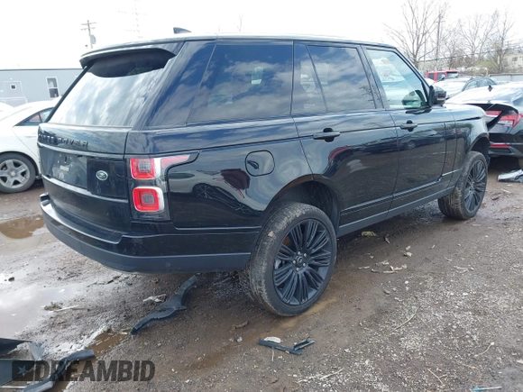 2022 Land Rover Range Rover Westminster z VIN SALGS2RU3NA465120, wystawiony jako IAAI lot #41909375 z przebiegiem 60 009 mil mil oraz . Historia ofert i sprzedaży dostępna na DreamBid. Obrazek 4.