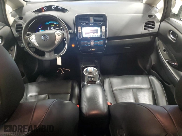 2016 Nissan LEAF S with VIN 1N4BZ0CP5GC306312, listed as a Copart auction lot 85034664 with 47,129 mi miles and Clean Title. Bid and sale history available at carsss.com. Image 8.