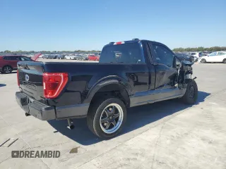2022 Ford F-150 XL with VIN 1FTMF1E51NKD59265, listed as a Copart auction lot 77193424 with 38,590 mi miles and Salvage Title. Bid and sale history available at DreamBid. Image 3.