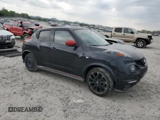 2013 Nissan Juke SL with VIN JN8AF5MV8DT228648, listed as a Copart auction lot 53455535 with Not Provided miles and Salvage Title. Bid and sale history available at DreamBid. Image 4.