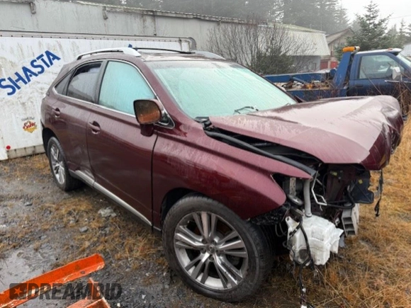 2015 Lexus RX 350 with VIN 2T2BK1BA7FC253891, listed as a Copart auction lot 81840314 with Not provided miles and Salvage title. Bid and sale history available at DreamBid. Image 4.