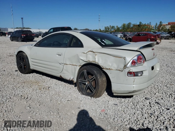 2001 Mitsubishi Eclipse GS with VIN 4A3AC44G61E145619, listed as a Copart auction lot 73569124 with 204,837 mi miles and Salvage Title. Bid and sale history available at carsss.com. Image 2.