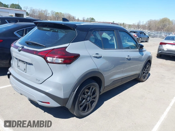 2022 Nissan Kicks SV with VIN 3N1CP5CV0NL528986, listed as a IAAI auction lot 41789926 with 36,829 mi miles. Bid and sale history available at carsss.com. Image 4.