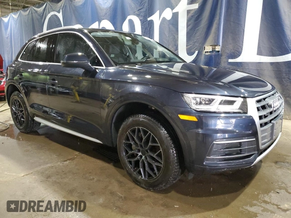 2018 Audi Q5 Premium Plus with VIN WA1BNAFY1J2041640, listed as a Copart auction lot 51764685 with 74,207 mi miles and Clean Title. Bid and sale history available at carsss.com. Image 4.