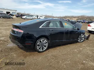 2018 Lincoln MKZ Hybrid Reserve with VIN 3LN6L5MU6JR601499, listed as a Copart auction lot 48224625 with Not provided miles and Salvage title. Bid and sale history available at DreamBid. Image 3.