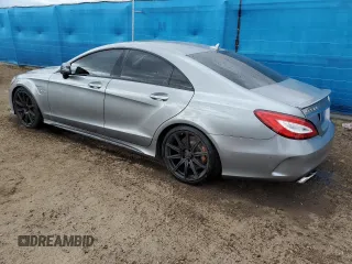 2015 Mercedes-Benz CLS-Class CLS 63 AMG S-Model with VIN WDDLJ7GB2FA155636, listed as a Copart auction lot 58945682 with 93,396 mi miles. Bid and sale history available at carsss.com. Image 3.