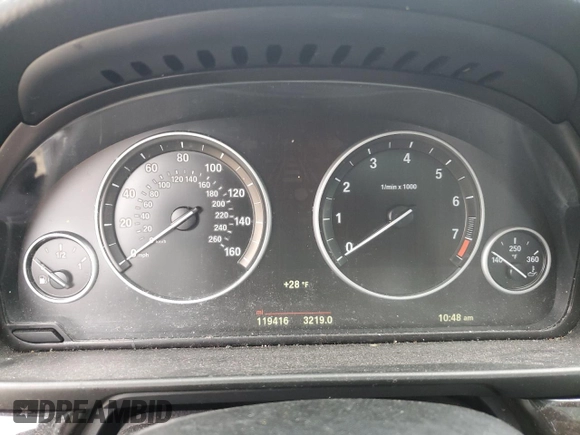 2016 BMW 5 Series 528i xDrive with VIN WBA5A7C58GG144462, listed as a Copart auction lot 45710815 with 119,416 mi miles and Salvage Title. Bid and sale history available at carsss.com. Image 9.