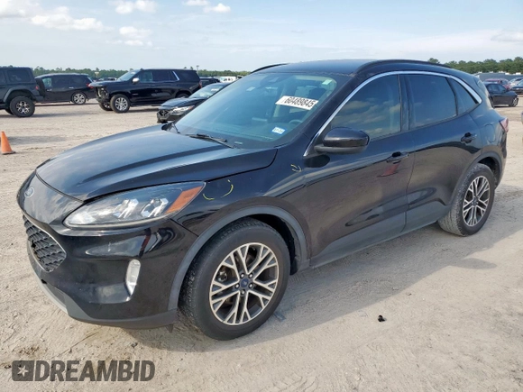 2020 Ford Escape SEL with VIN 1FMCU0H66LUB65859, listed as a Copart auction lot 60489845 with 93,019 mi miles and Salvage title. Bid and sale history available at DreamBid. Image 1.