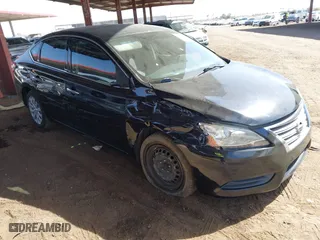 2014 Nissan Sentra S with VIN 3N1AB7AP3EY202205, listed as a IAAI auction lot 41687060 with 193,539 mi miles. Bid and sale history available at carsss.com. Image 1.