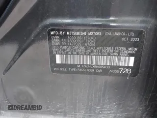 2024 Mitsubishi Mirage ES z VIN ML32AUHJXRH005430, wystawiony jako IAAI lot #42182485 z przebiegiem 17 904 mil mil oraz . Historia ofert i sprzedaży dostępna na DreamBid. Obrazek 9.