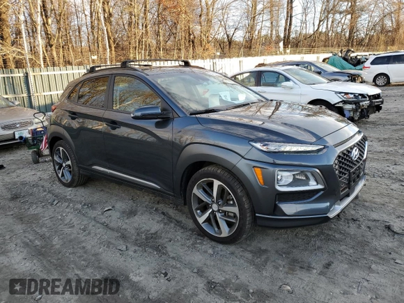 2020 Hyundai Kona Ultimate with VIN KM8K5CA57LU449500, listed as a Copart auction lot 68497752 with 10,106 mi miles. Bid and sale history available at carsss.com. Image 4.