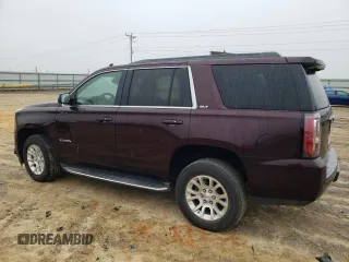 2017 GMC Yukon SLT with VIN 1GKS2BKC1HR223083, listed as a Copart auction lot 45017495 with 61,632 mi miles and Salvage Title. Bid and sale history available at DreamBid. Image 2.