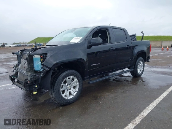 2021 Chevrolet Colorado 2WD LT with VIN 1GCGSCEN7M1239057, listed as a IAAI auction lot 41920091 with 44,066 mi miles and . Bid and sale history available at DreamBid. Image 2.