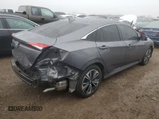 2017 Honda Civic Sedan EX-L with VIN 19XFC1F74HE003563, listed as a Copart auction lot 86377304 with 132,571 mi miles and Salvage Title. Bid and sale history available at carsss.com. Image 3.