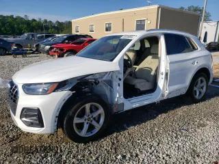 2021 Audi Q5 with VIN WA1AABFY4M2113383, listed as a Copart auction lot 49538844 with 19,462 mi miles and . Bid and sale history available at DreamBid. Image 1.