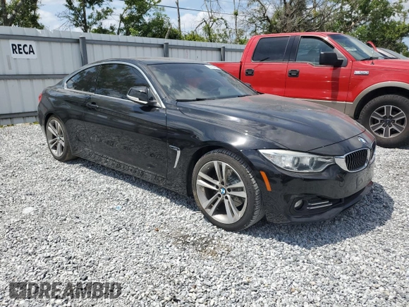 2016 BMW 4 Series 428i with VIN WBA3N7C58GK227270, listed as a Copart auction lot 53754455 with 112,216 mi miles and Non Repairable. Bid and sale history available at carsss.com. Image 4.