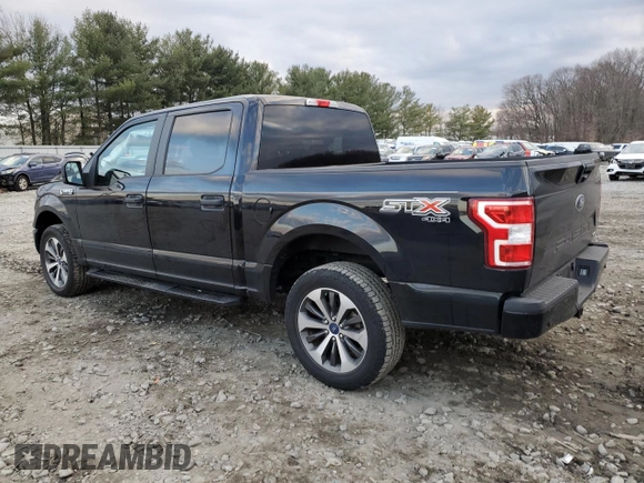 2019 Ford F-150 XL with VIN 1FTEW1EP5KFC28415, listed as a Copart auction lot 87907695 with 39,981 mi miles and Salvage Title. Bid and sale history available at carsss.com. Image 2.