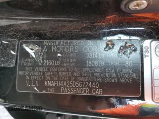 2013 Kia Forte EX with VIN KNAFU4A25D5672440, listed as a Copart auction lot 86096754 with 158,715 mi miles and Salvage Title. Bid and sale history available at carsss.com. Image 12.