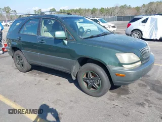 1999 Lexus RX 300 Luxury SUV with VIN JT6HF10U6X0050848, listed as a IAAI auction lot 41496765 with 155,086 mi miles. Bid and sale history available at carsss.com. Image 1.