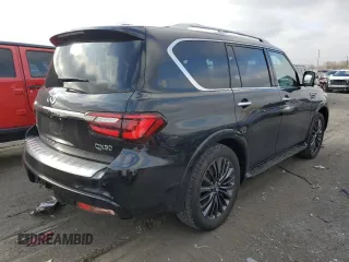 2021 Infiniti QX80 LUXE with VIN JN8AZ2AE6M9273398, listed as a Copart auction lot 78918823 with 40,231 mi miles. Bid and sale history available at carsss.com. Image 3.