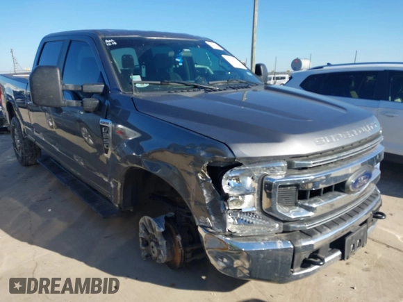 2021 Ford Super Duty F-250 SRW XL with VIN 1FT7W2BN0MEC20314, listed as a IAAI auction lot 41164559 with 76,228 mi miles. Bid and sale history available at carsss.com. Image 1.