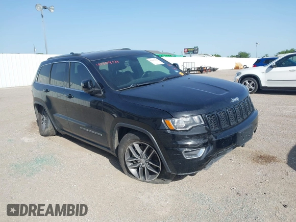 2018 Jeep Grand Cherokee Limited z VIN 1C4RJEBG1JC513947, wystawiony jako IAAI lot #42309131 z przebiegiem 93 130 mil mil oraz . Historia ofert i sprzedaży dostępna na DreamBid. Obrazek 1.