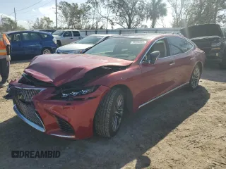 2018 Lexus LS with VIN JTHB5LFF6J5001261, listed as a Copart auction lot 78226584 with 72,477 mi miles and Salvage Title. Bid and sale history available at carsss.com. Image 1.
