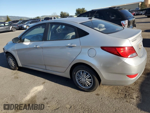 2016 Hyundai Accent SE with VIN KMHCT4AE0GU071199, listed as a Copart auction lot 46698745 with 103,364 mi miles and Salvage Title. Bid and sale history available at carsss.com. Image 2.