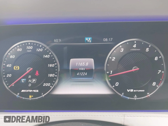 2018 Mercedes-Benz S 63 AMG with VIN WDDUG8JB9JA357139, listed as a IAAI auction lot 41265507 with 41,224 mi miles and . Bid and sale history available at DreamBid. Image 7.