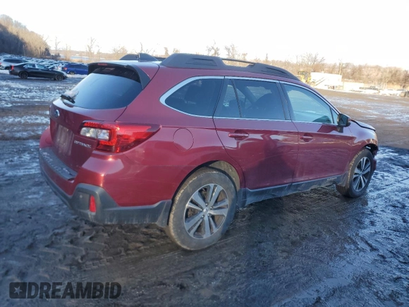 2018 Subaru Outback Limited with VIN 4S4BSANC8J3261335, listed as a Copart auction lot 45465385 with 83,690 mi miles and Salvage Title. Bid and sale history available at DreamBid. Image 3.