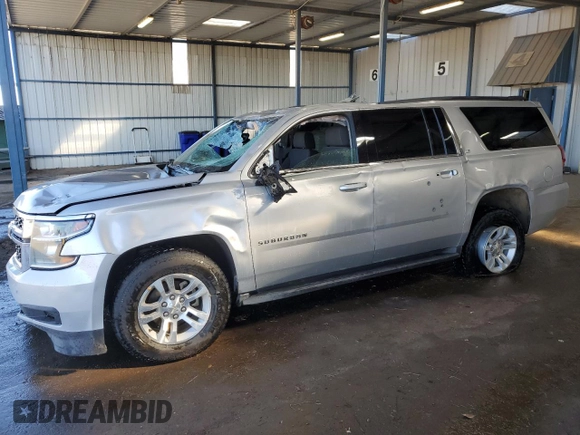 2016 Chevrolet Suburban LS with VIN 1GNSKGEC0GR457418, listed as a Copart auction lot 45497775 with 0 mi miles and Clean Title. Bid and sale history available at carsss.com. Image 1.