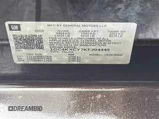 2019 Chevrolet Silverado 3500HD LTZ z VIN 1GC4KXCY7KF204445, wystawiony jako Copart lot #59198095 z przebiegiem 121 822 mil mil oraz Tytuł czysty. Historia ofert i sprzedaży dostępna na DreamBid. Obrazek 10.
