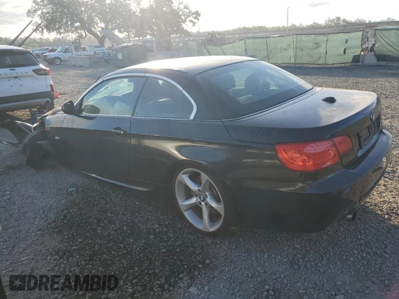 2013 BMW 3 Series 335i with VIN WBADX7C52DJ590390, listed as a Copart auction lot 80133474 with 47,839 mi miles and Salvage Title. Bid and sale history available at DreamBid. Image 2.