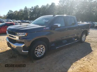 2019 Chevrolet Silverado 1500 LT with VIN 3GCUYDED9KG257296, listed as a Copart auction lot 49229695 with 0 mi miles and Salvage Title. Bid and sale history available at carsss.com. Image 1.