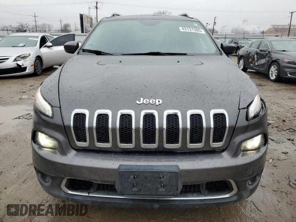 2017 Jeep Cherokee Limited с VIN 1C4PJMDB7HW636115, выставлен на аукционе Copart как лот 43131305 с пробегом 117 236 миль миль и Списание • Salvage title. История ставок и продаж доступна на DreamBid. Изображение 5.