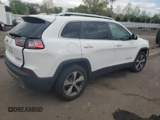 2019 Jeep Cherokee Limited with VIN 1C4PJMDX6KD122304, listed as a Copart auction lot 55560005 with 93,334 mi miles and Salvage Title. Bid and sale history available at DreamBid. Image 3.