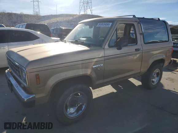 1988 Ford Bronco with VIN 1FMCU14T9JUB53901, listed as a Copart auction lot 84953454 with 222,374 mi miles and Clean title. Bid and sale history available at DreamBid. Image 1.