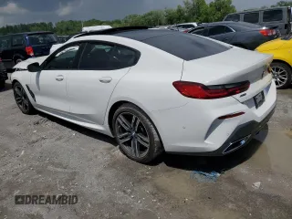 2020 BMW 8 Series 840i with VIN WBAGV4C04LCD73578, listed as a Copart auction lot 52693374 with 0 mi miles. Bid and sale history available at carsss.com. Image 2.