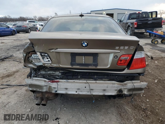 2006 BMW 3 Series 325Ci with VIN WBABD334X6PL09095, listed as a Copart auction lot 88348015 with 126,406 mi miles and Salvage Title. Bid and sale history available at carsss.com. Image 6.