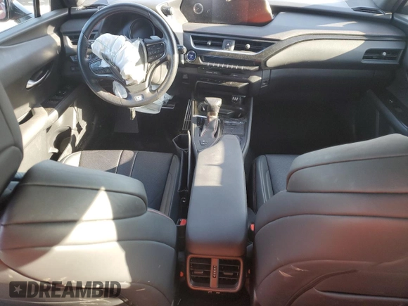 2020 Lexus UX 250h F Sport with VIN JTHR9JBH9L2024777, listed as a Copart auction lot 48726805 with 34,462 mi miles and Salvage title. Bid and sale history available at DreamBid. Image 8.