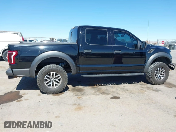 2017 Ford F-150 Raptor with VIN 1FTFW1RG5HFA83027, listed as a IAAI auction lot 41580287 with 91,825 mi miles and . Bid and sale history available at carsss.com. Image 14.