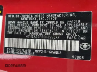 2006 Toyota Solara SE with VIN 4T1CA30P56U095077, listed as a Copart auction lot 73697964 with 120,157 mi miles and Salvage Title. Bid and sale history available at carsss.com. Image 12.