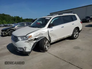 2012 Toyota Highlander Limited with VIN 5TDDK3EH4CS157298, listed as a Copart auction lot 55071475 with 169,477 mi miles and Salvage title. Bid and sale history available at DreamBid. Image 1.