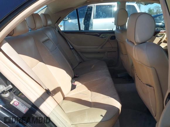 2001 Mercedes-Benz E-Class with VIN WDBJF65J11B368277, listed as a IAAI auction lot 41855716 with 207,864 mi miles. Bid and sale history available at carsss.com. Image 8.