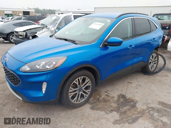2021 Ford Escape SEL z VIN 1FMCU9H6XMUA63812, wystawiony jako IAAI lot #42418390 z przebiegiem 88 263 mil mil oraz . Historia ofert i sprzedaży dostępna na DreamBid. Obrazek 2.